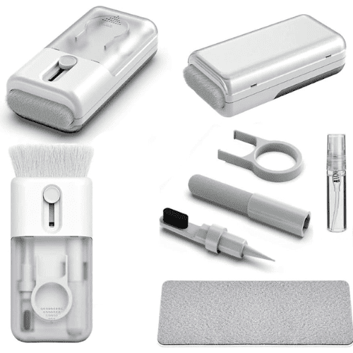 7 em 1 Kit Limpeza Completo KeepClean para Telas, Teclado, Fone de Ouvido - Confirma shop