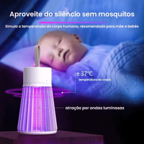 Lâmpada Anti Mosquito SafeLight© UV PAGUE 1 LEVE 2 - Confirma shop