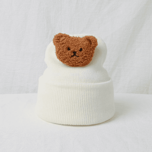 Gorrinho malha de urso infantil para recém-nascidos - Confirma shop