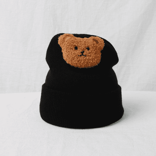 Gorrinho malha de urso infantil para recém-nascidos - Confirma shop